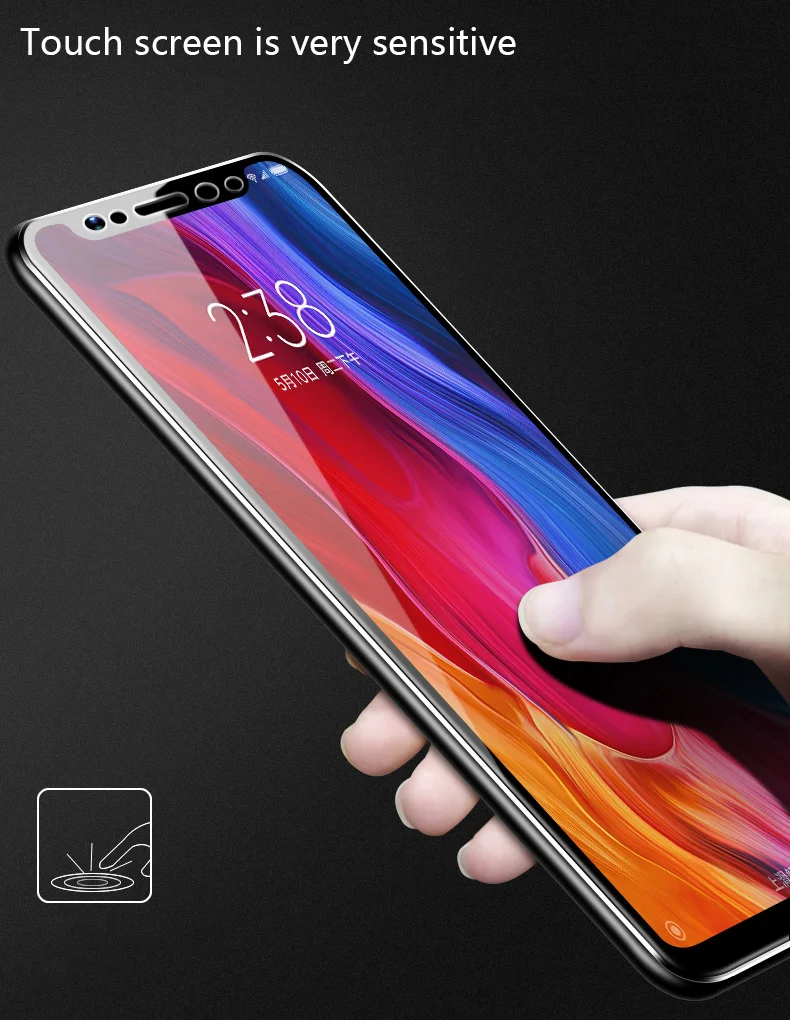 2 шт протектор экрана для Xiaomi mi-8 mi8 Lite se защитная пленка из закаленного стекла xiaomi