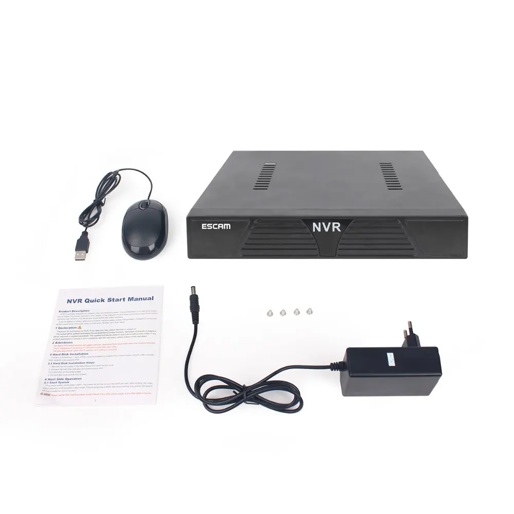 ESCAM K616 NVR HD 1080P 16CH сетевой видеорегистратор H.264 HDMI/VGA видео выход Поддержка Onvif P2P облачный сервис
