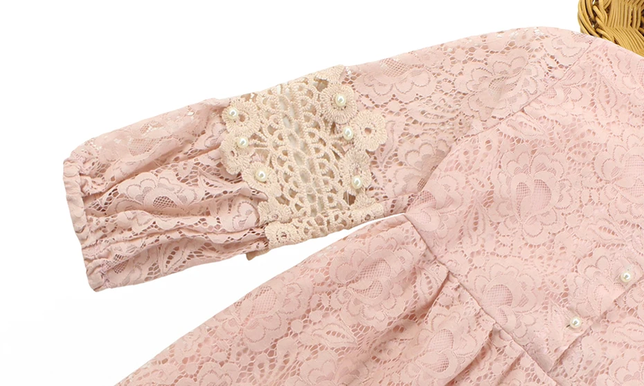 Платья для девочек с кружевными цветами, Vestidos, детское праздничное платье с длинными рукавами для девочек детская осенне-зимняя одежда для девочек 10, 12, 13 лет