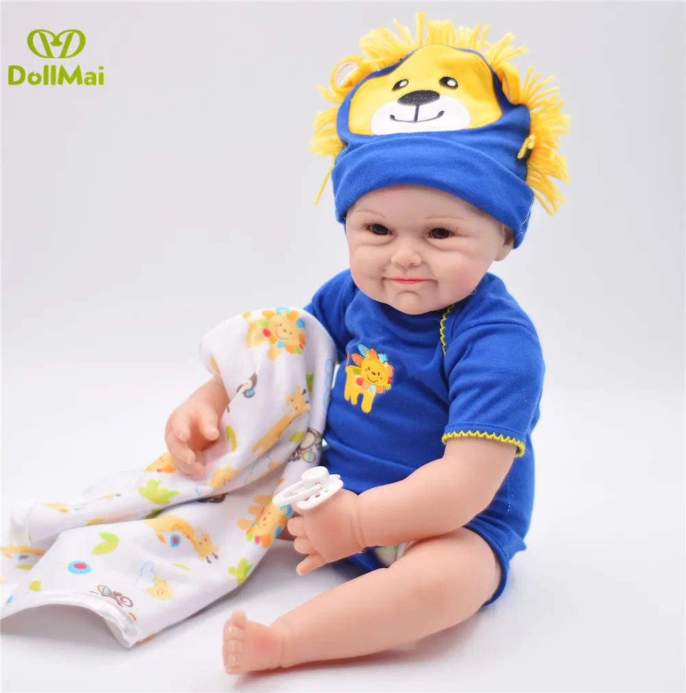 55 см Силиконовые Reborn куклы Baby живой реалистичный Boneca Bebe реалистичные настоящая