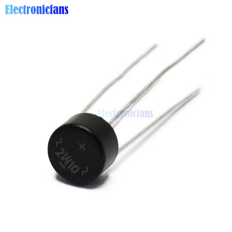 10 шт./лот 2w10 2A 1000 В диодный мост выпрямителя 2W10