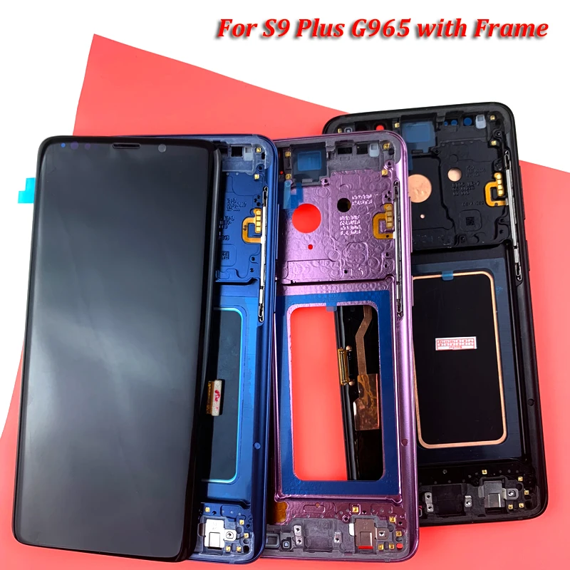 Оригинальный супер AMOLED Замена для SAMSUNG Galaxy S9 lcd сенсорный экран дигитайзер с