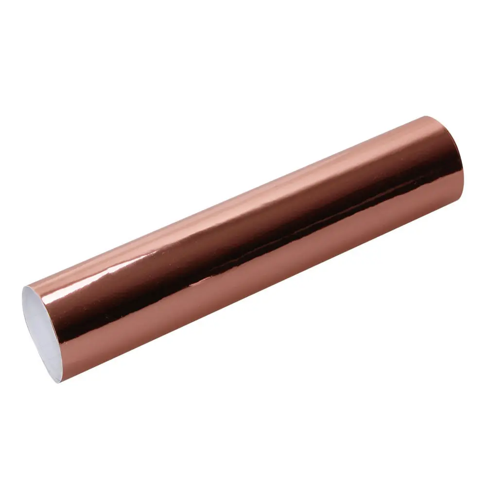 60 ''x 20'' розовое золото растягивающаяся Автомобильная Хромированная пленка