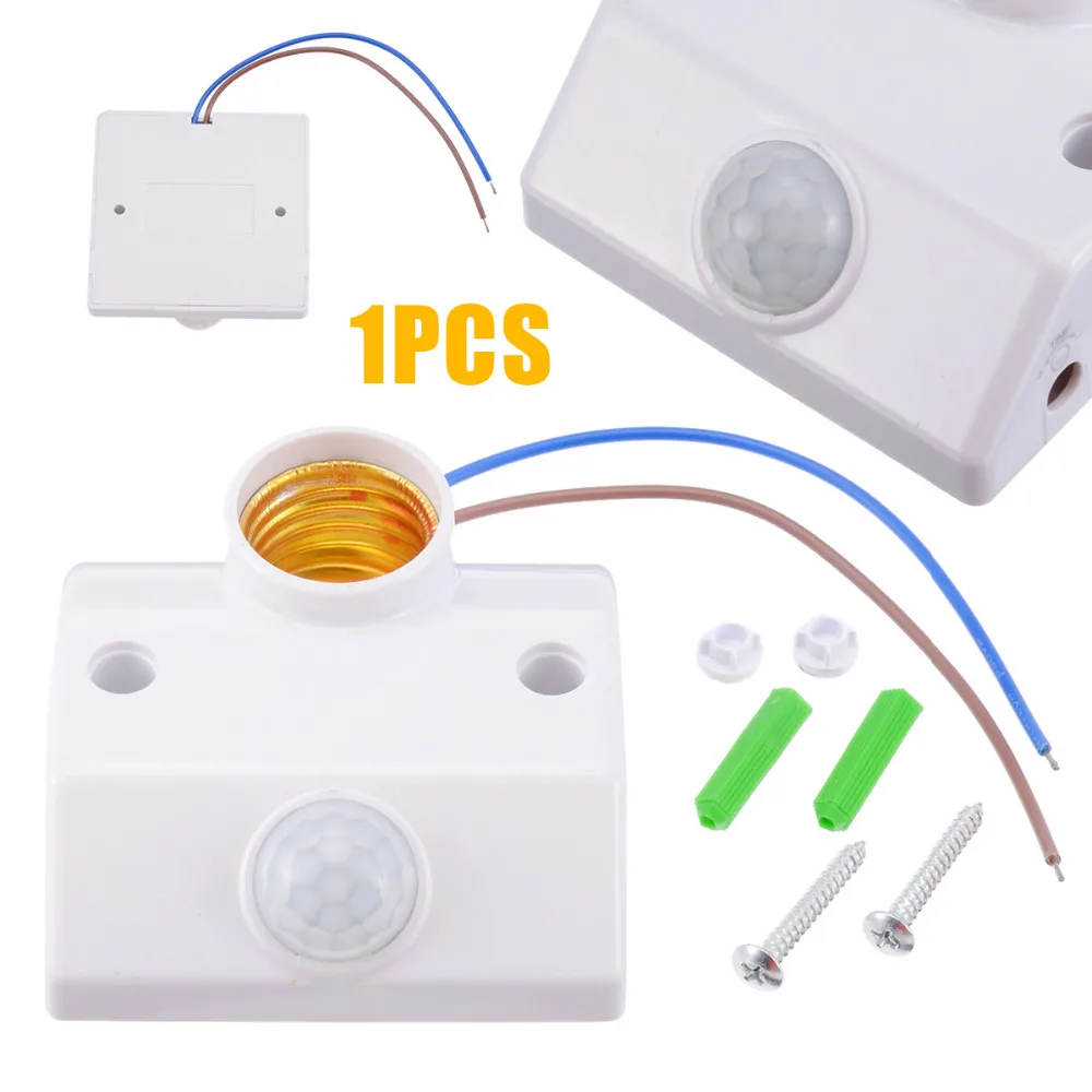 Инфракрасный датчик движения из ПИР светодиодный светильник E27|lamp holder|led lamp baselamp