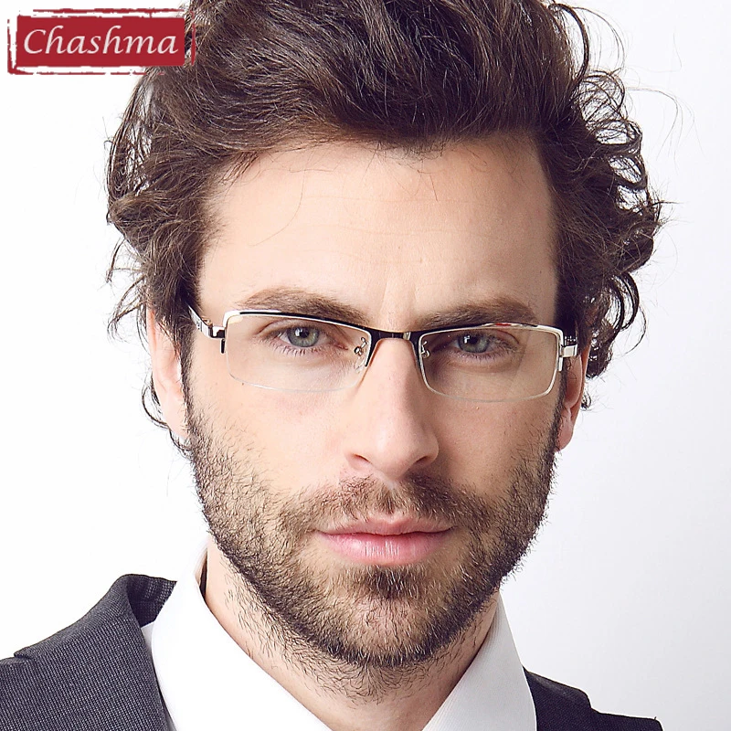 Брендовые антирадиационные мужские очки с оптической оправой Chashma антибликовые