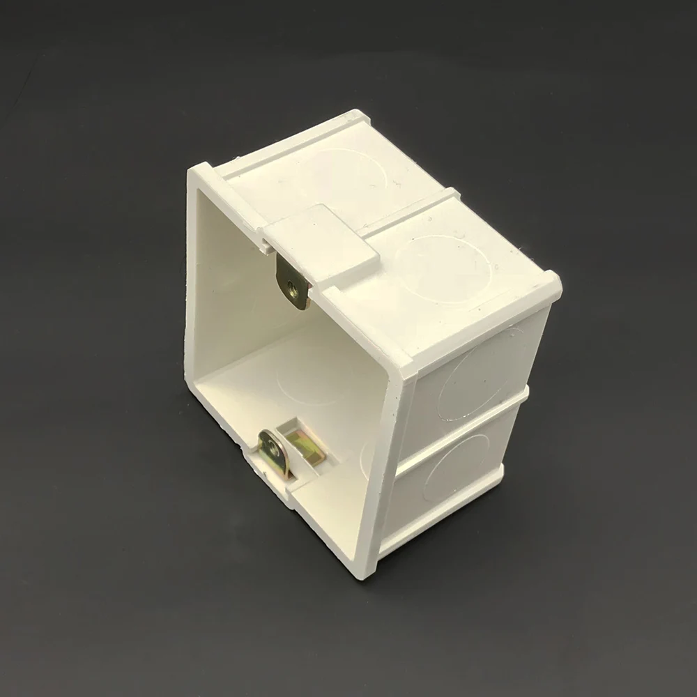Толще материал 86 Тип домашний переключатель панель термостат настенный держатель международный стандарт кассета темная Монтажная коробка