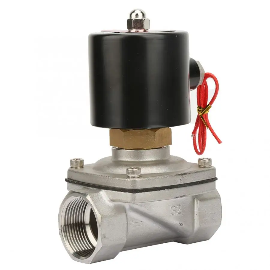 2S350-35 G1-1/4 &quotНормально открытый Электрический Соленоидный клапан из нержавеющей