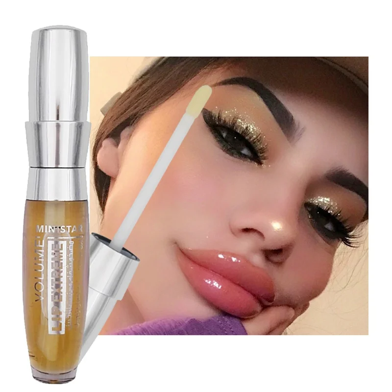 3D Long Lasting Sexy Moisturizing Lip  Waterproof Big Transparent Lip Gloss Makeup Lip Color Plumper Extreme