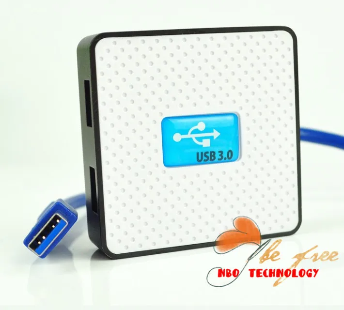 free shipping USB 3.0 Hub 4 Ports Super Speed 5 Gbps VL812 Chipset 2.0/1.1 with Cable &amp Power Free Shipping | Компьютеры и офис
