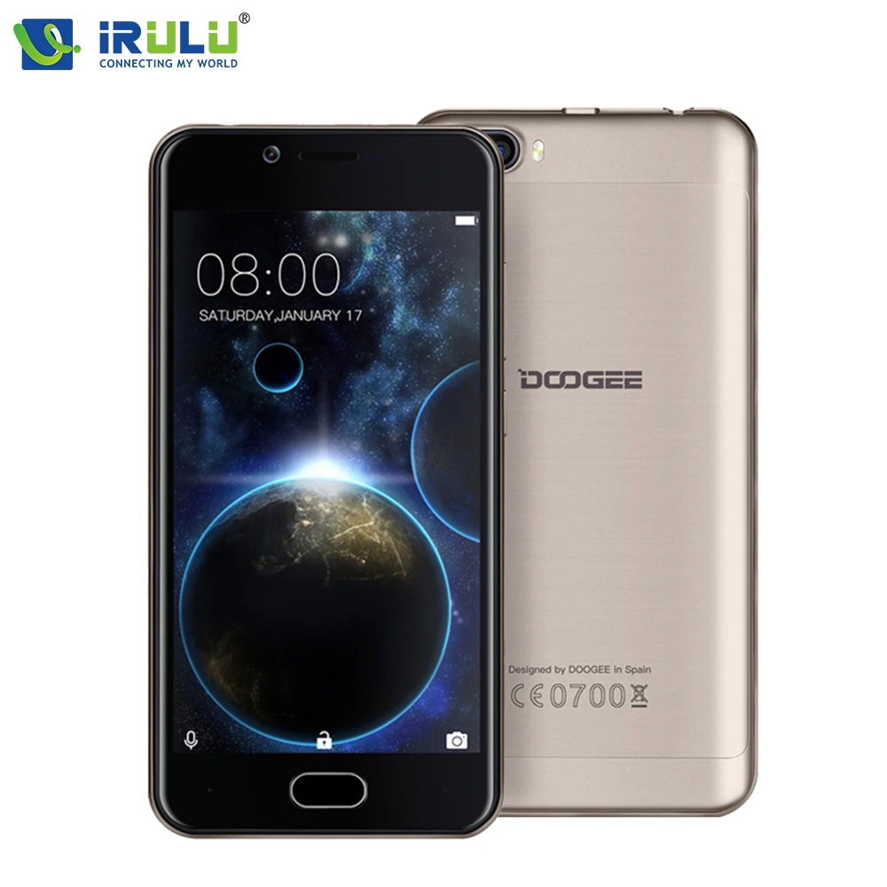 Оригинал DOOGEE стрелять 2 Android 7.0 MTK6580A Quad Core 5.0 дюймов Оперативная память 1 ГБ