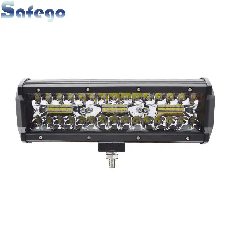 Safego 1x 9 Inch 180W 3Row OffRoad LED Work Light Auto Truck Trailer Boat Waterproof Spot Driving Lamp Car Styling Roof Lighting |