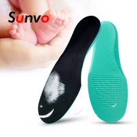sunvo eva children orthopedic insoles arch support for kids flat foot correction orthotic shoe pad foot health care pain relief