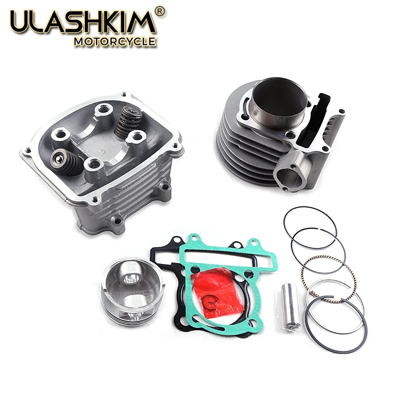 GY6 125cc обновление 150cc комплект головки цилиндра 57 4 мм 58 5 61 большого отверстия