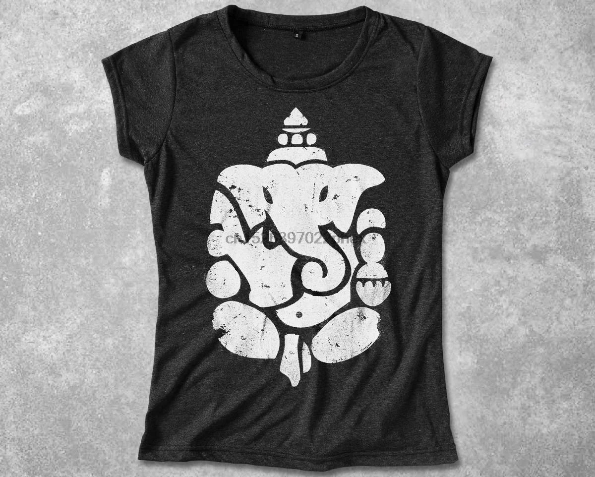 Женская Непринужденная рубашка Ganesha Yoga с графическим принтом мягкая и удобная