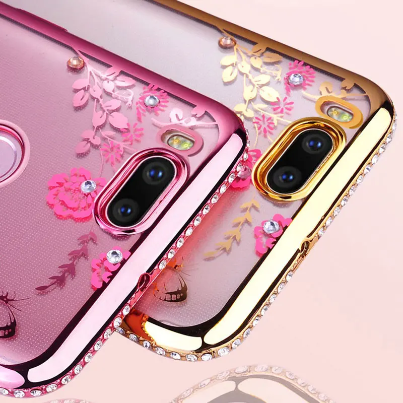 Xiao mi A1 случай эксклюзивная модная горный хрусталь ТПУ Fundas задняя крышка для сяо 5X