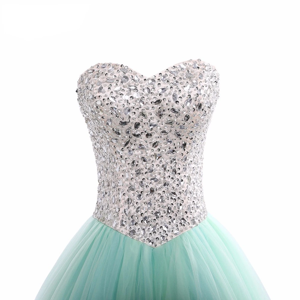 Angelsbridep мятно-зеленые пляжные Бальные платья для Quinceanera 2021 фатиновые с