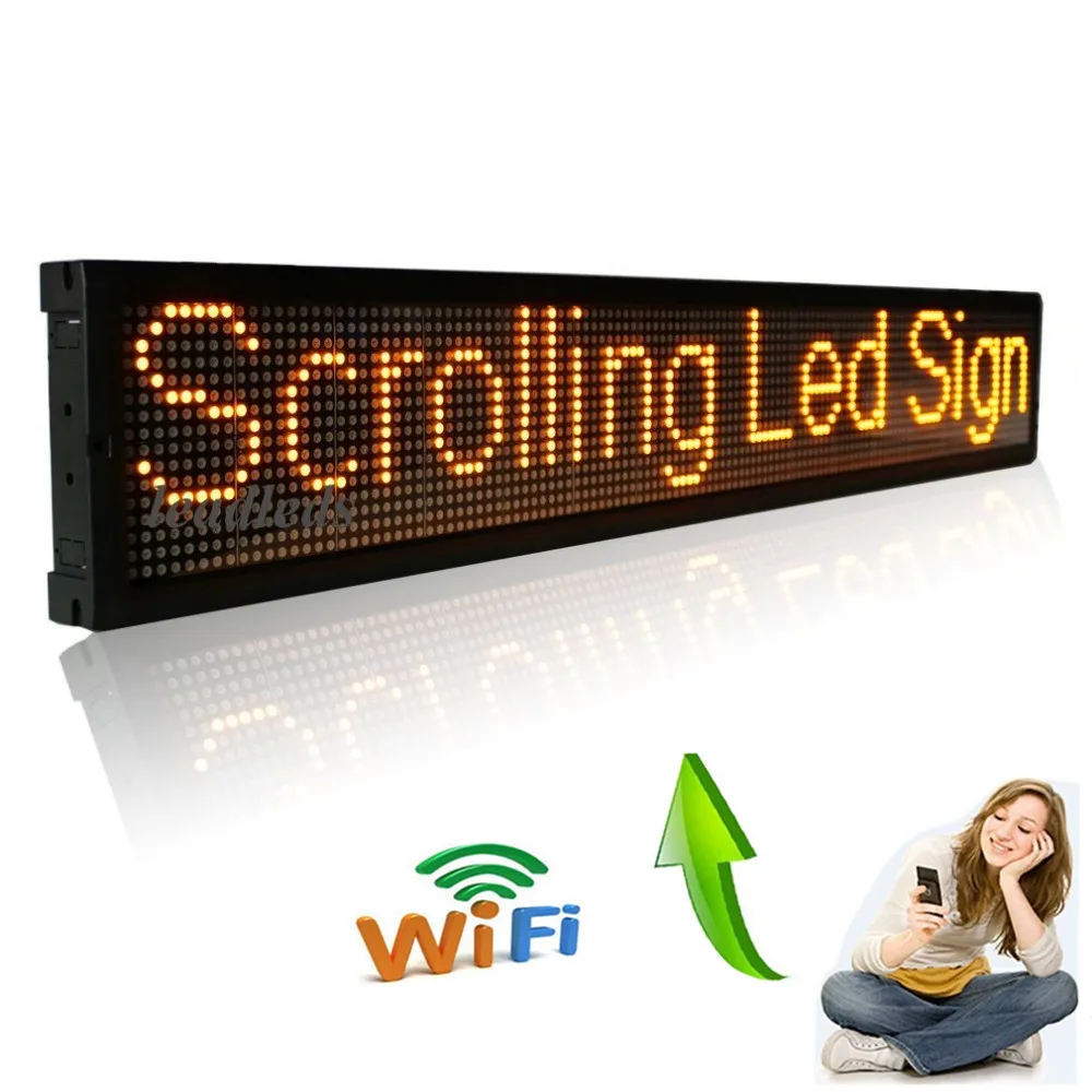 40 дюймовый мобильный телефон WiFi программируемый рекламный светодиодный дисплей