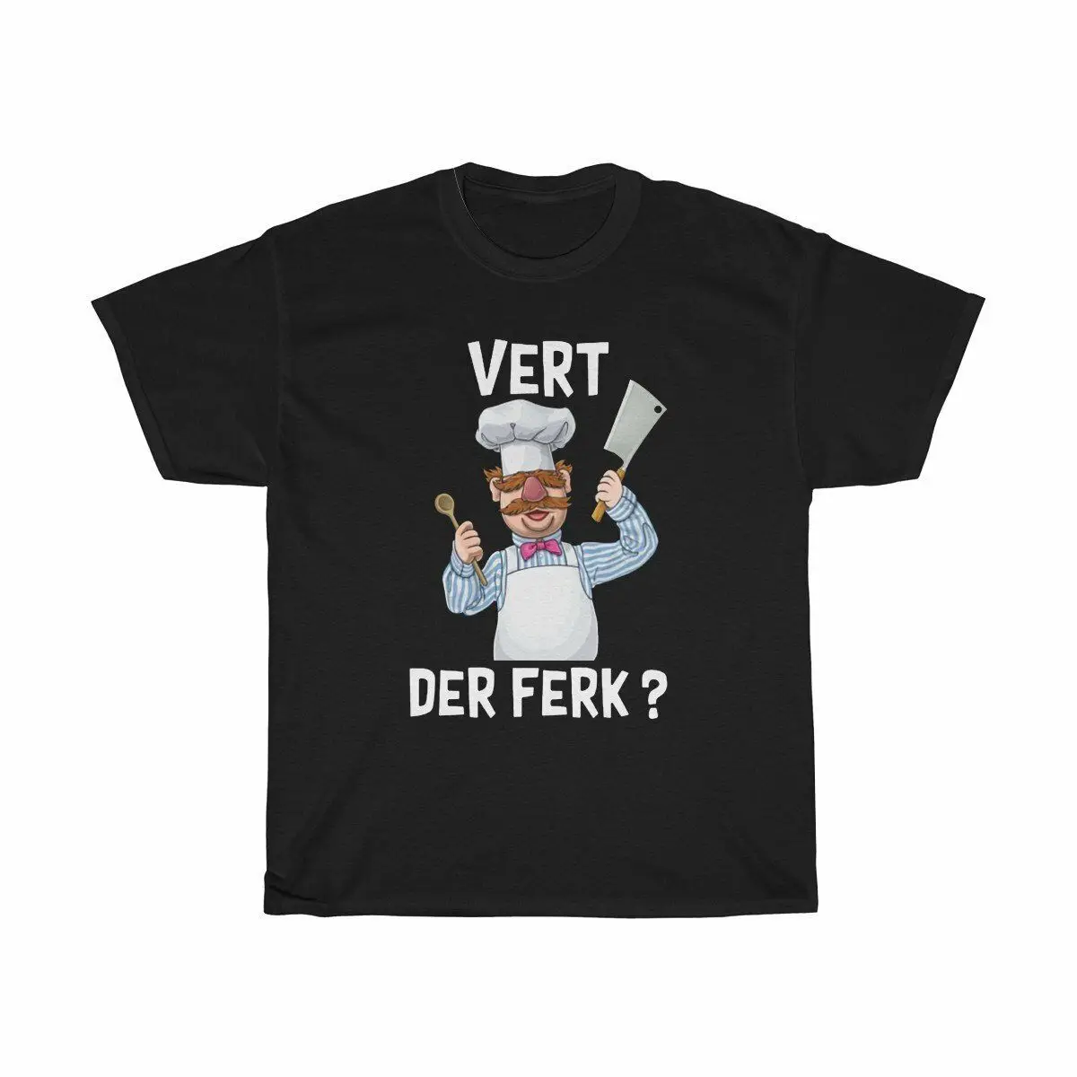 Шведский шеф повара верт дер ферк? Футболка|Мужские футболки| |