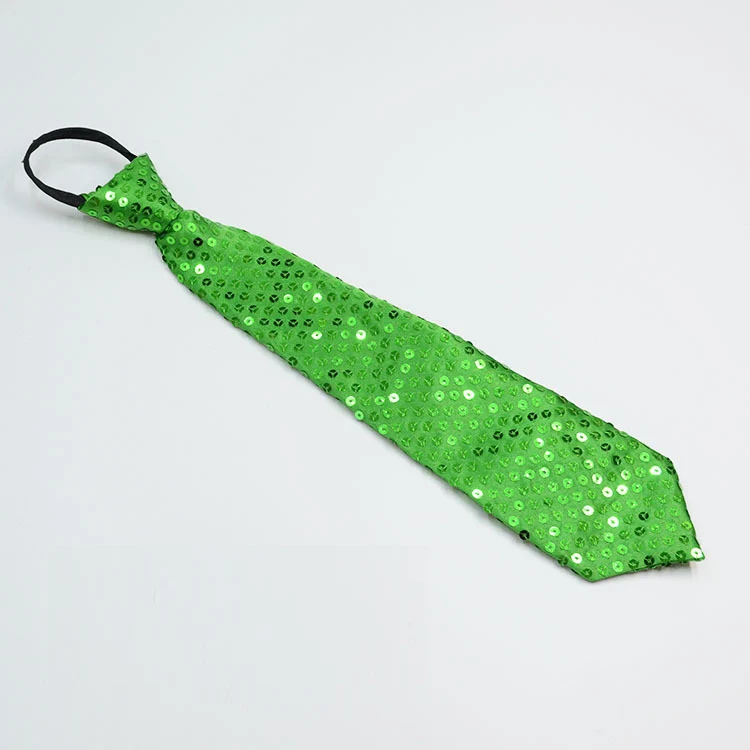 green tie Шляпа с блестками для мальчиков, девочек, мужчин и женщин, перчатки с галстуком-бабочкой для костюмированной вечеринки, кепки для дня рождения, джазовые шляпы, галстуки для танцевального шоу, выступления, карнавала - Цвет: green tie
