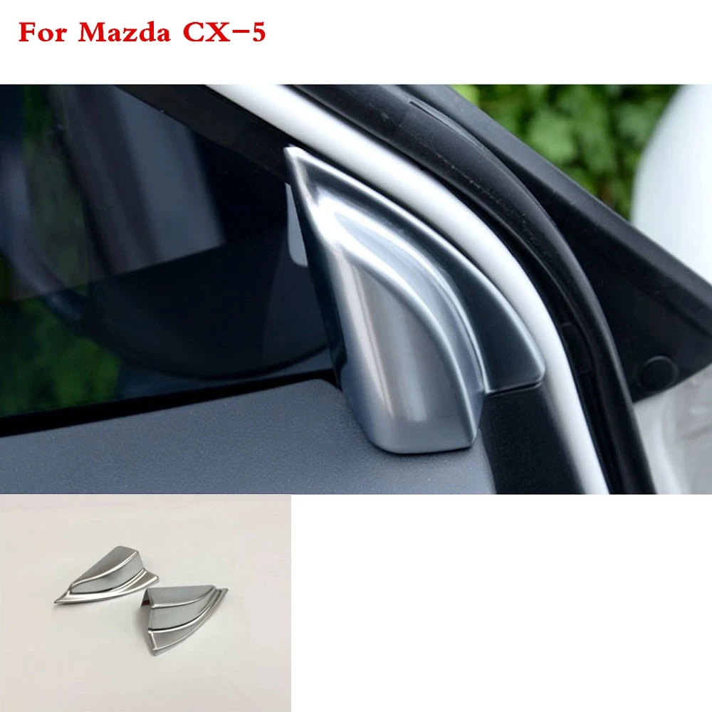 Для Mazda CX 5 CX5 2013 2014 2015 2016 ABS Хромированная Автомобильная колонка дверь аудио окно