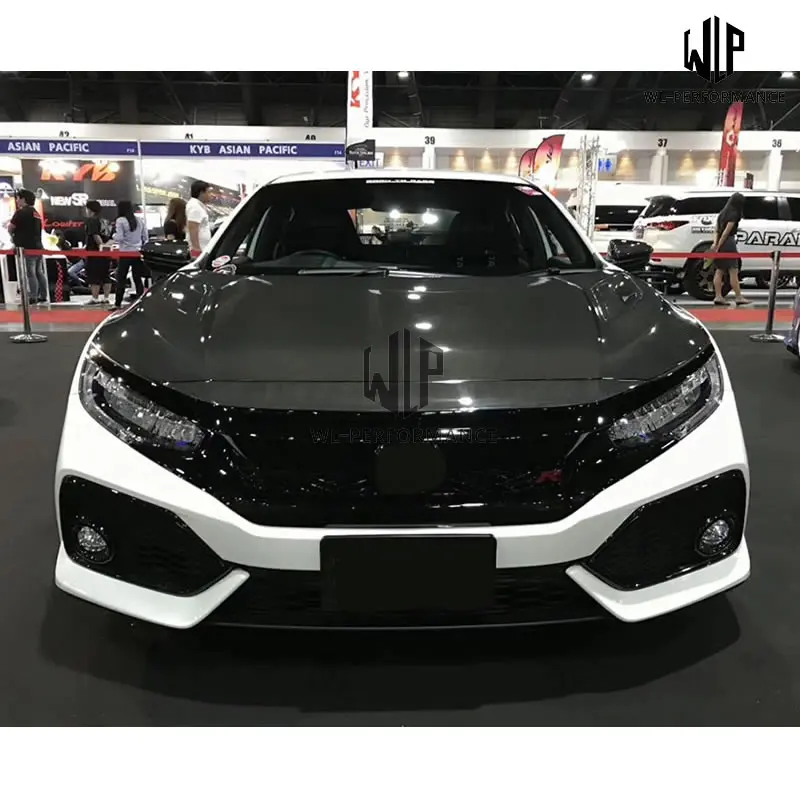 Высококачественный комплект кузова автомобиля FRP upained передний бампер SI передняя