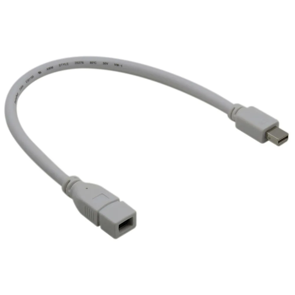30 см MINI DP мужчина к Mini DisplayPort Thunderbolt женский для Surface Pro Apple Asus M/F УДЛИНИТЕЛЬ адаптер |