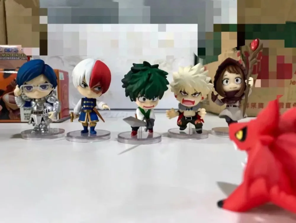 Экшн-фигурки Моя геройская Академия 7 см 5 шт./компл. Iida Tenya Todoroki Shoto Bakugou Katsuki Midoriya