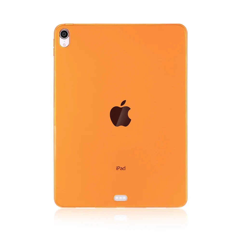 Чехол для iPad Pro 11, чехол AIYOPEEN, мягкий силиконовый чехол, полная защита для iPad Pro 11, чехол, прозрачный чехол - Цвет: orange