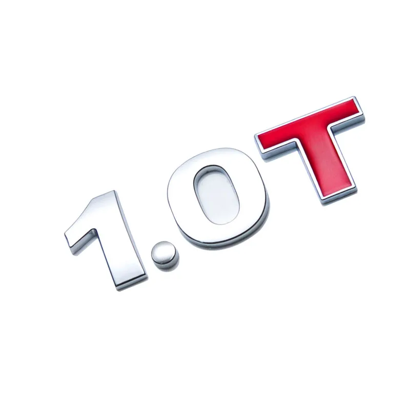 

FLYJ Металл 3D 1,4 1,5 1,6 1,8 2,0 2,2 2,4 2,5 2,8 3,0 T логотип багажника автомобиля Эмблема хвостовое украшение значок перемещения Наклейка