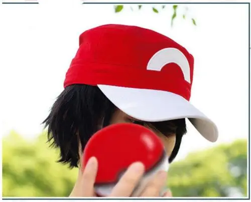 Кедровый реквизит для косплея Pokemon XY XYZ Go Satoshi Ash Ketchum S5 красно белая бейсбольная