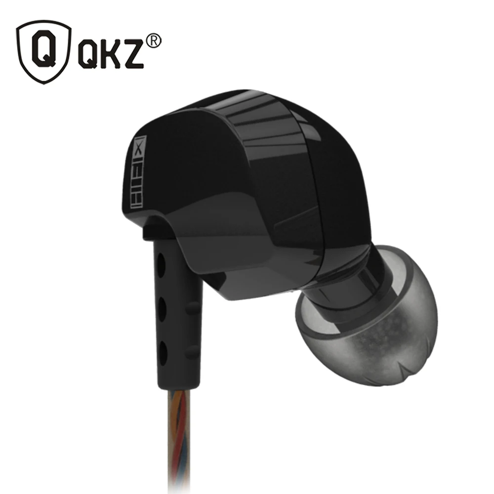 Qkz DM200 наушники-вкладыши Медь драйвер Ушные крючки HiFi в ухо наушники Спорт