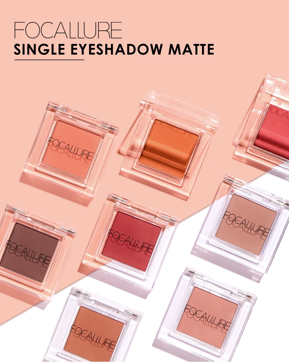 Focallure matte одиночные тени для век профессиональные высококачественные пигментированные тени для век телесный легко носить матовые тени для век