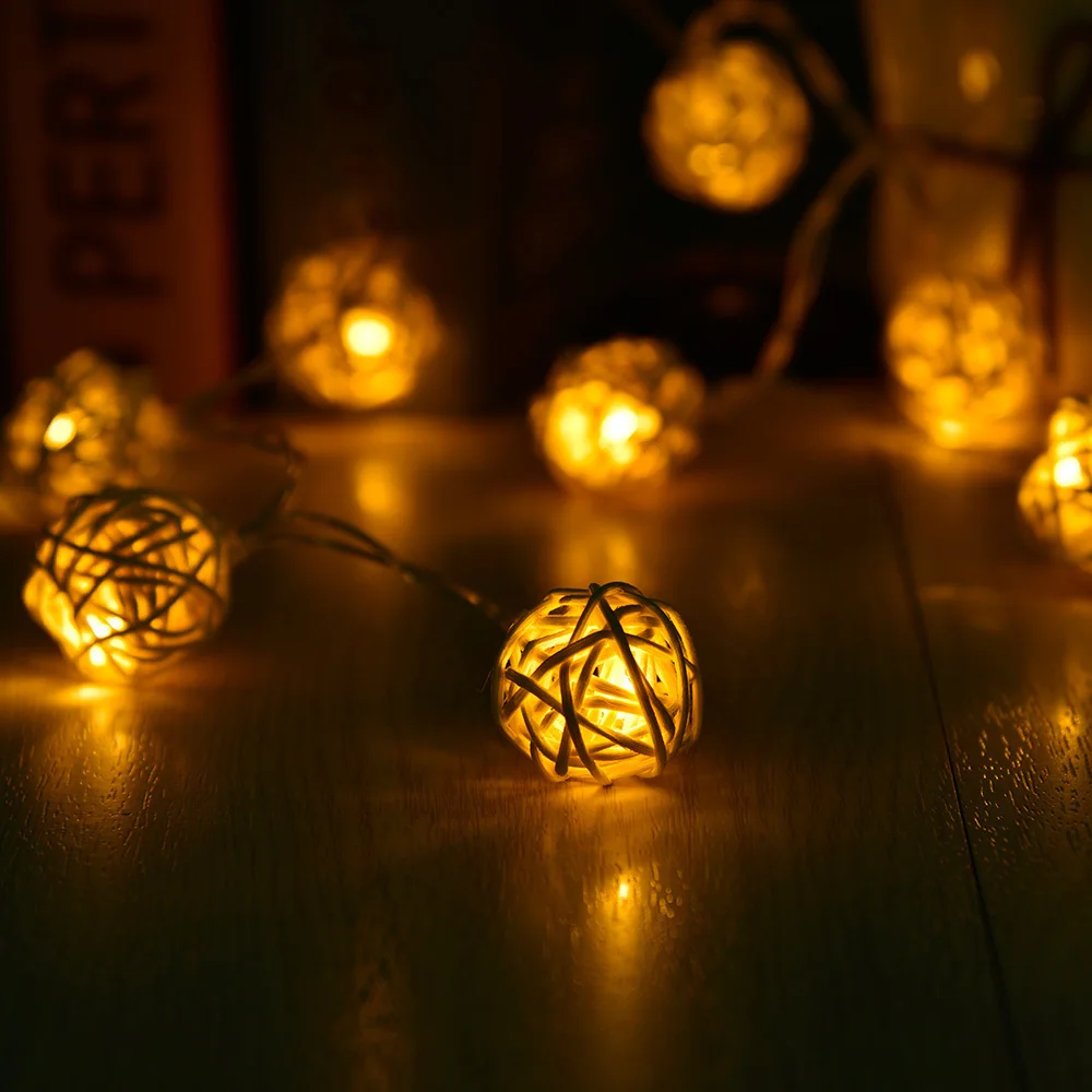 4 светодио дный м 20 LED s солнечные гирлянды шарики светодиодные Солнечные струнные