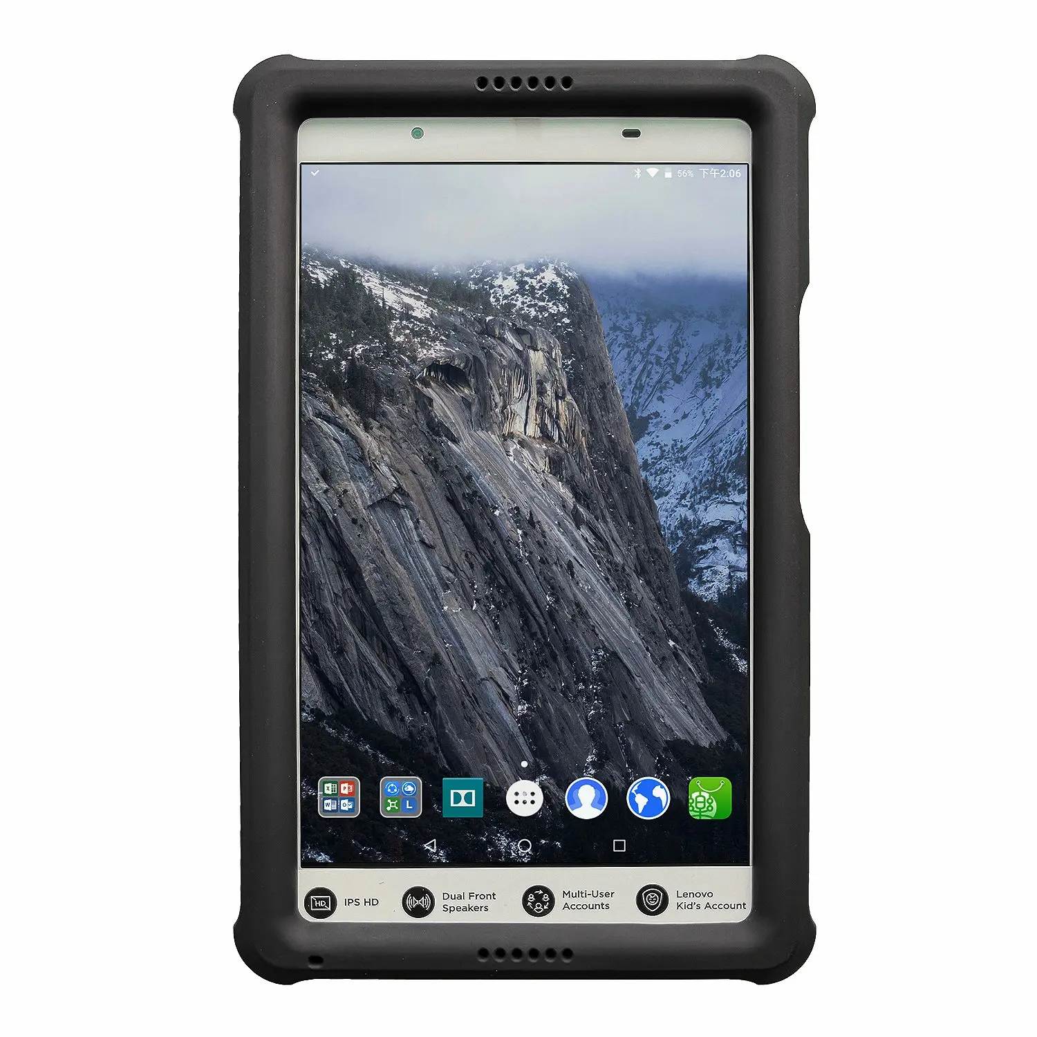 Black MingShore чехол для lenovo Tab 4 8 модель планшета TB-8504 F/X/N 8,0 дюймов чехол для планшета противоударный детский прочный Чехол - Цвет: Black