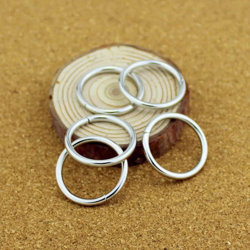 10 шт. Серебристые розовые Золотые круглые металлические пряжки boucle de ceinture fermoir sac