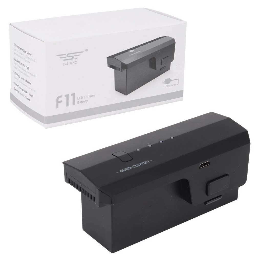 Дрон батарея SJ R/C F11 Lipo 11 1 V 2500 mAh запасная Интеллектуальная для 5G Wifi FPV gps