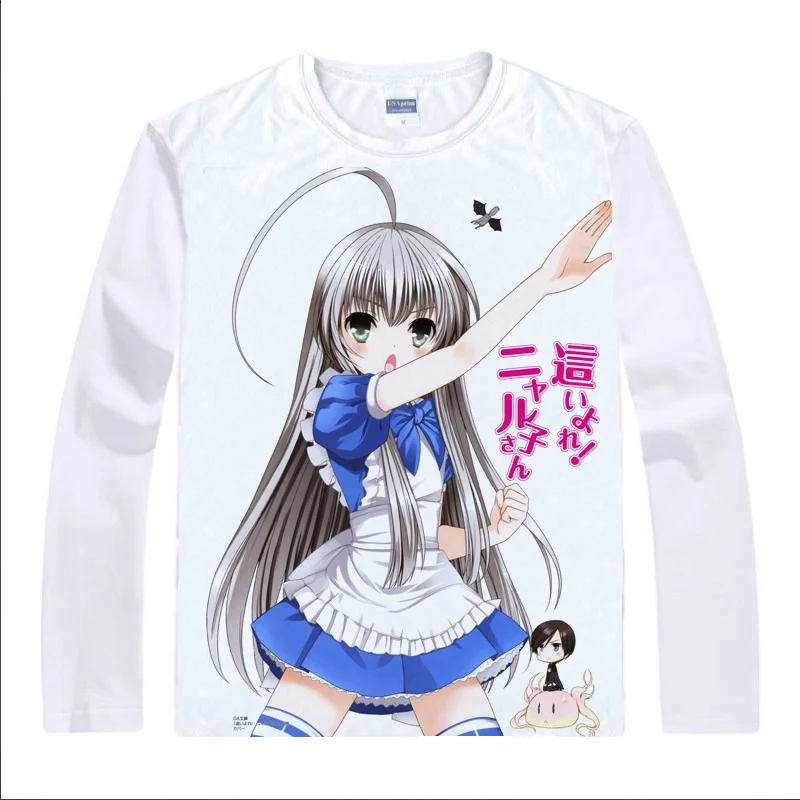 Аниме футболка Coolprint Nyaruko san с надписью Другой ползающий хаос футболки в разных