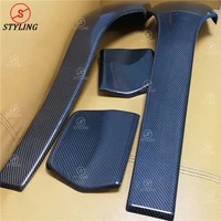real m3 m4 seat back cover styling for bmw m series f83 f82 f80 carbon fiber chair back patch trim 4 pieces 2014 2015 2016 2017