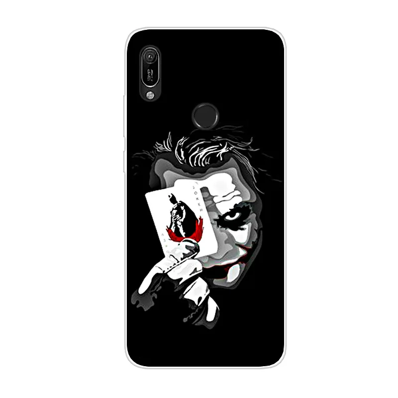 Чехол для huawei Y6, мягкий силиконовый защитный чехол с принтом, чехол для huawei Y6, MRD-LX1, MRD-LX1F, Y 6,, 6 лет