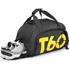 Спортивная сумка T60, для мужчин и женщин, спортивные сумки для тренировок, рюкзак для фитнеса с отделением для обуви, рюкзак через плечо для путешествий на открытом воздухе, 2018