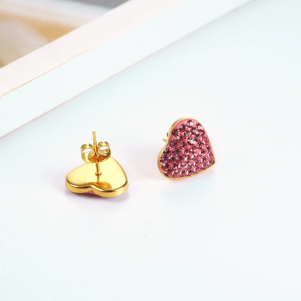 XUANHUA Heart Earring Necklace Set Jewelry Sets Stainless Steel Woman Vogue 2019 Accessories Bohemian | Украшения и аксессуары