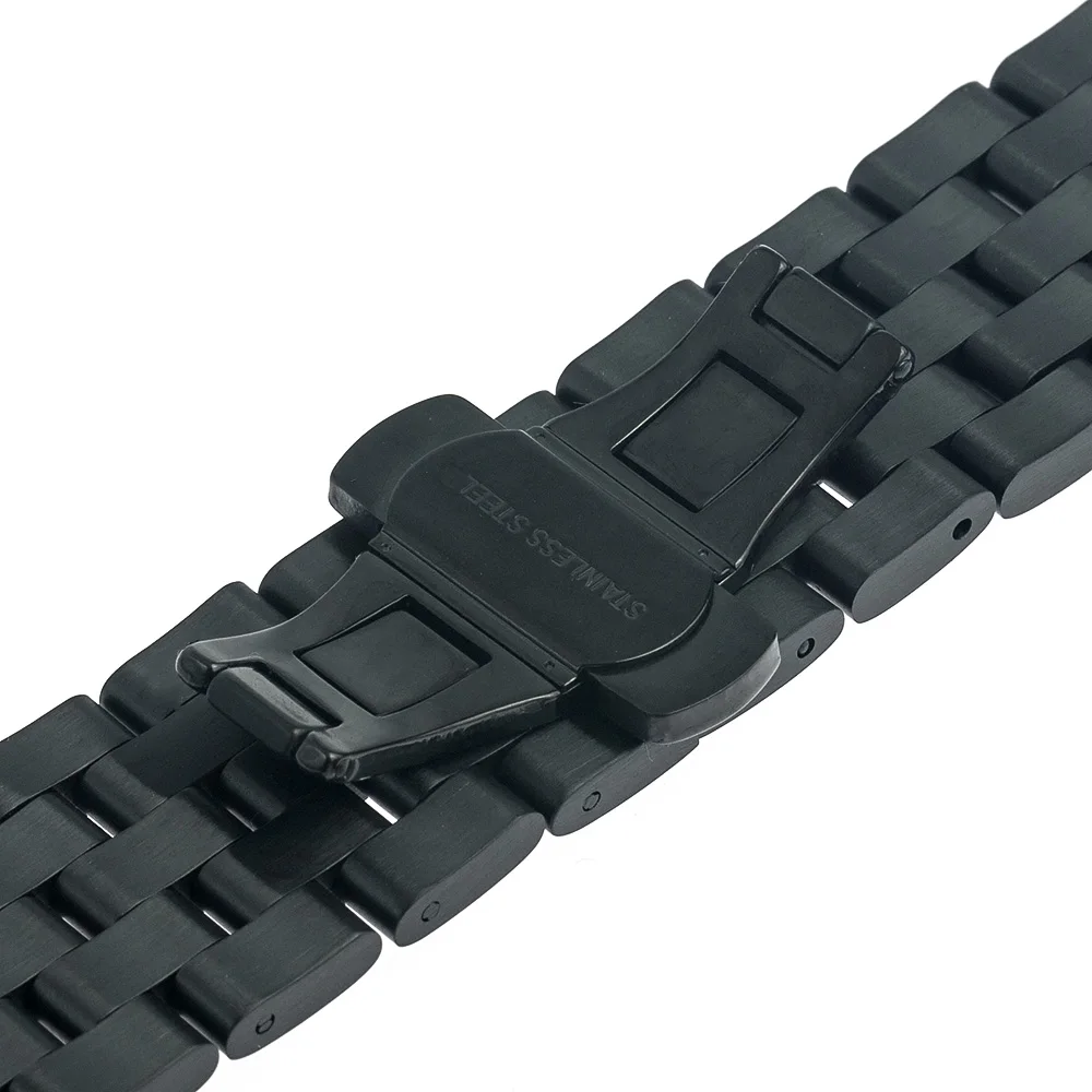 24 мм ремешок для часов из нержавеющей стали + адаптеры Suunto Core наручных браслет все