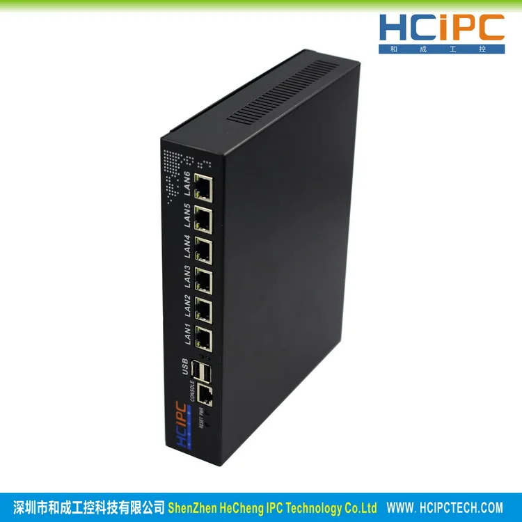 HCiPC B201 M31 HCL SD525 6LD Atom D525 82583V 6LAN мини брандмауэр Barebone маршрутизатор ПК 4LAN материнская
