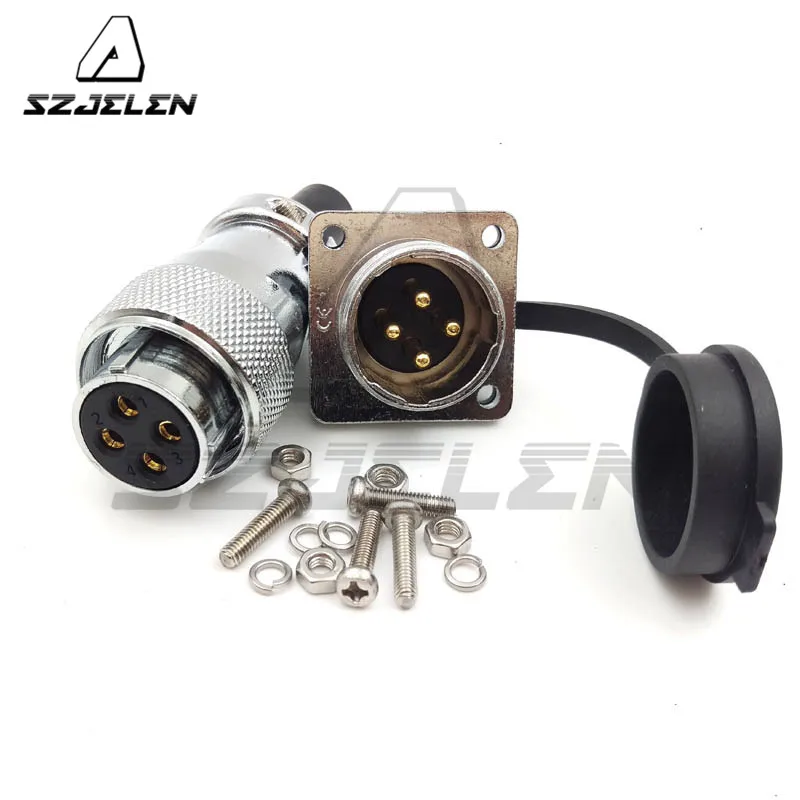 Серия WS16 4 контактный водонепроницаемый разъем (гнездо) (штекер) механический