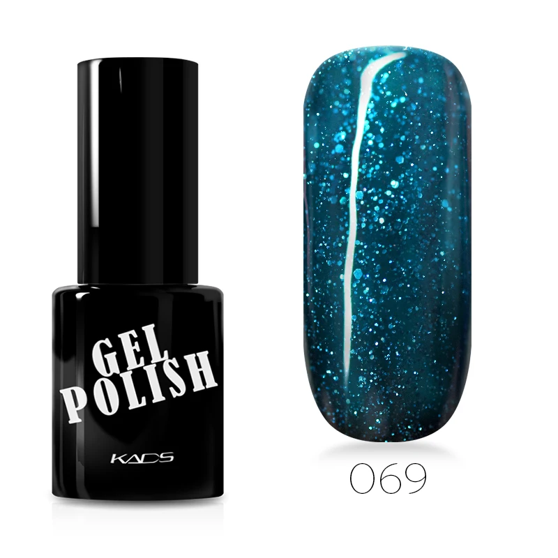 KADS Blue Series Gel Nail Polish Soak Off UV 9.5ML Art Glue Lacquer Varnish nails top base coat | Красота и здоровье