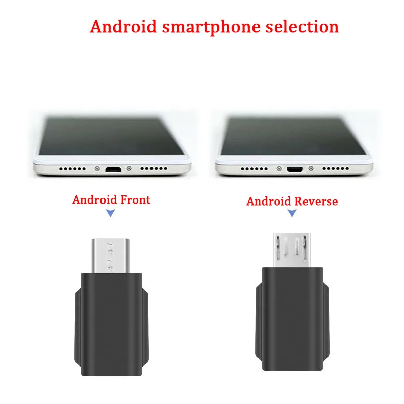Адаптер для смартфона телефона Micro USB Φ Android IOS разъем iPhone Huawei Xiaomi Samsung DJI OSMO
