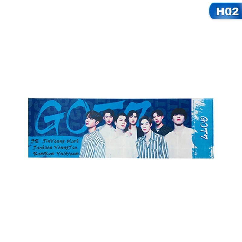 1 шт. Kawaii GOT7 IKON REDVELVET концертная поддержка ручной баннер ткань повесить плакат Канцелярский набор