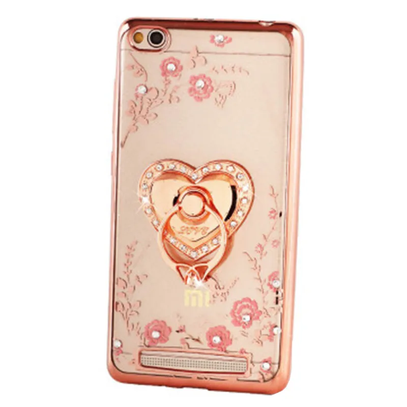 Мягкий чехол из ТПУ Роскошный секретный сад с цветами алмазные чехлы для Xiaomi 5 5S 5C