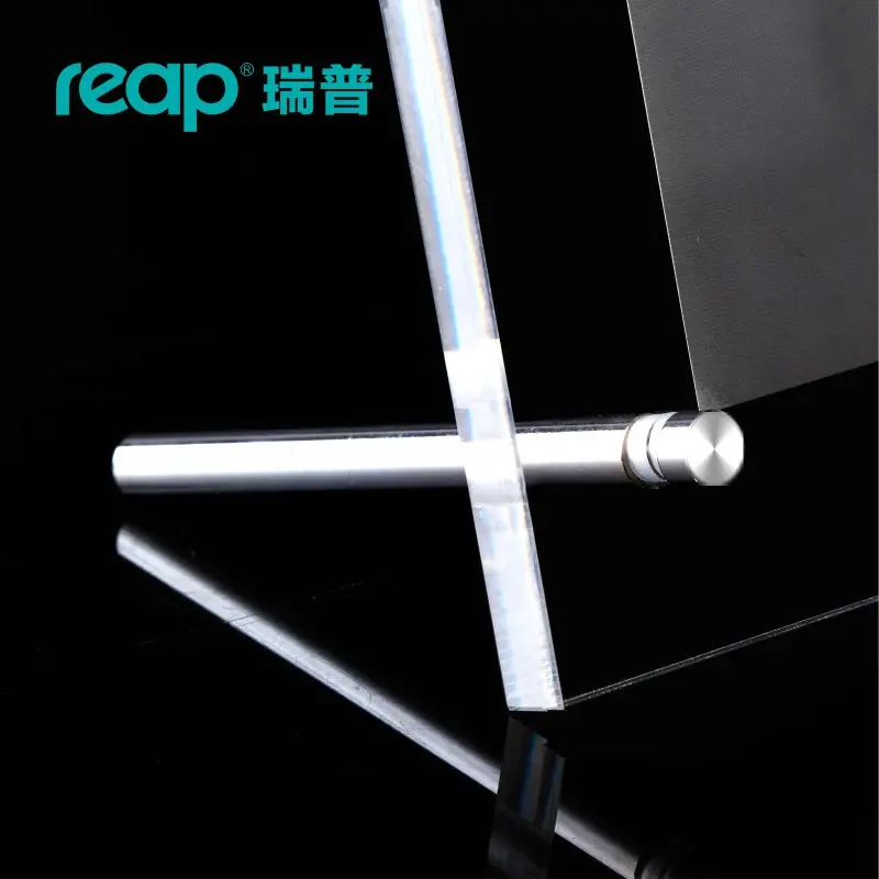 Деревянная акриловая L образная настольная фоторамка для магазина или дома|card