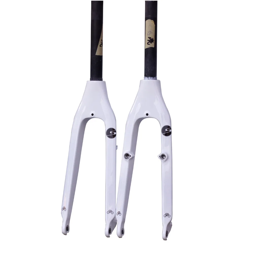 Silverock 2" Карбоновая вилка 451 406 20 1 1/8" для велосипеда Minivelo V Тормоза Дисковый суппорт тормоза совместимые мини Velo жесткие вилки супер